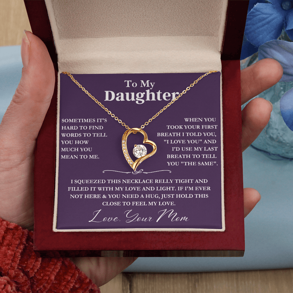 To My Daughter - Love, mom - Beautiful Gift Set