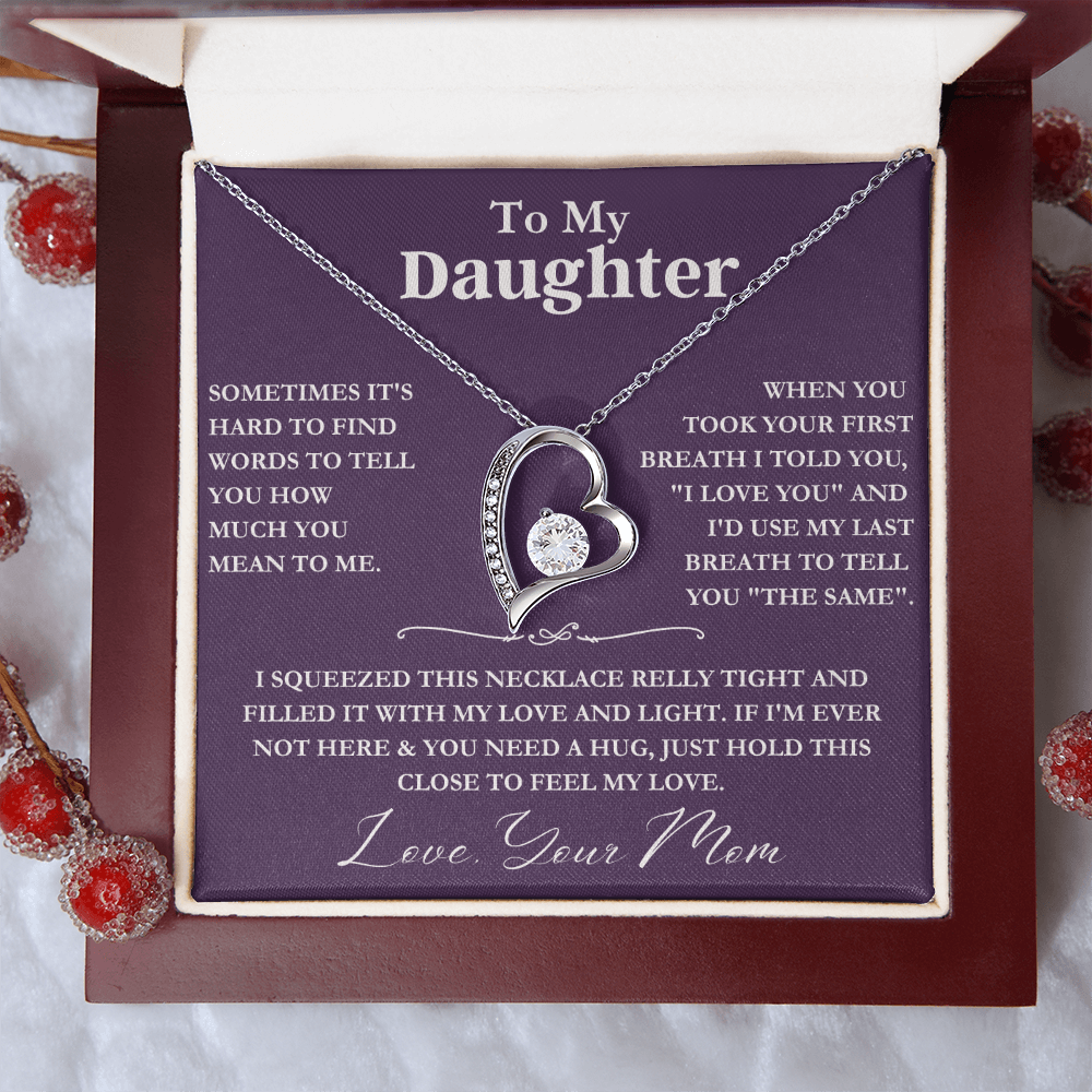 To My Daughter - Love, mom - Beautiful Gift Set