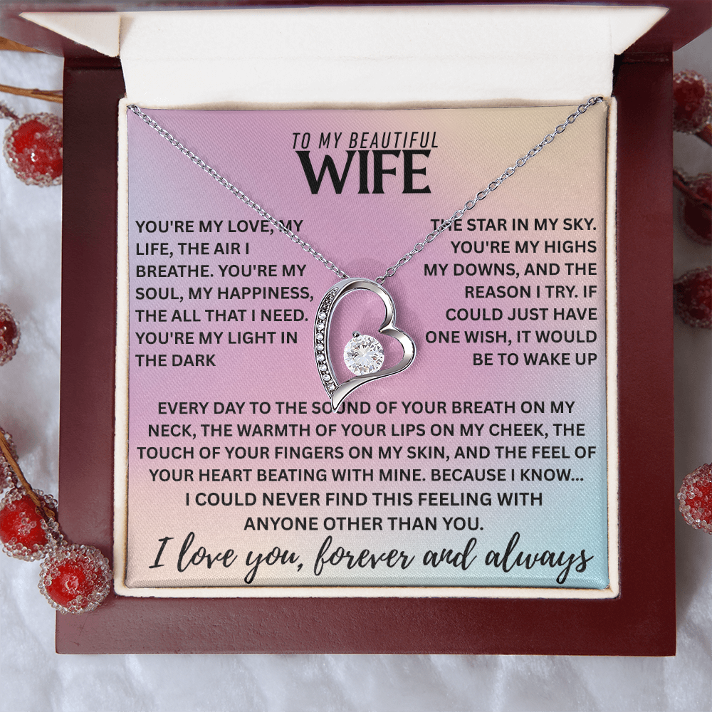 To My Wife - Forever Love Necklace