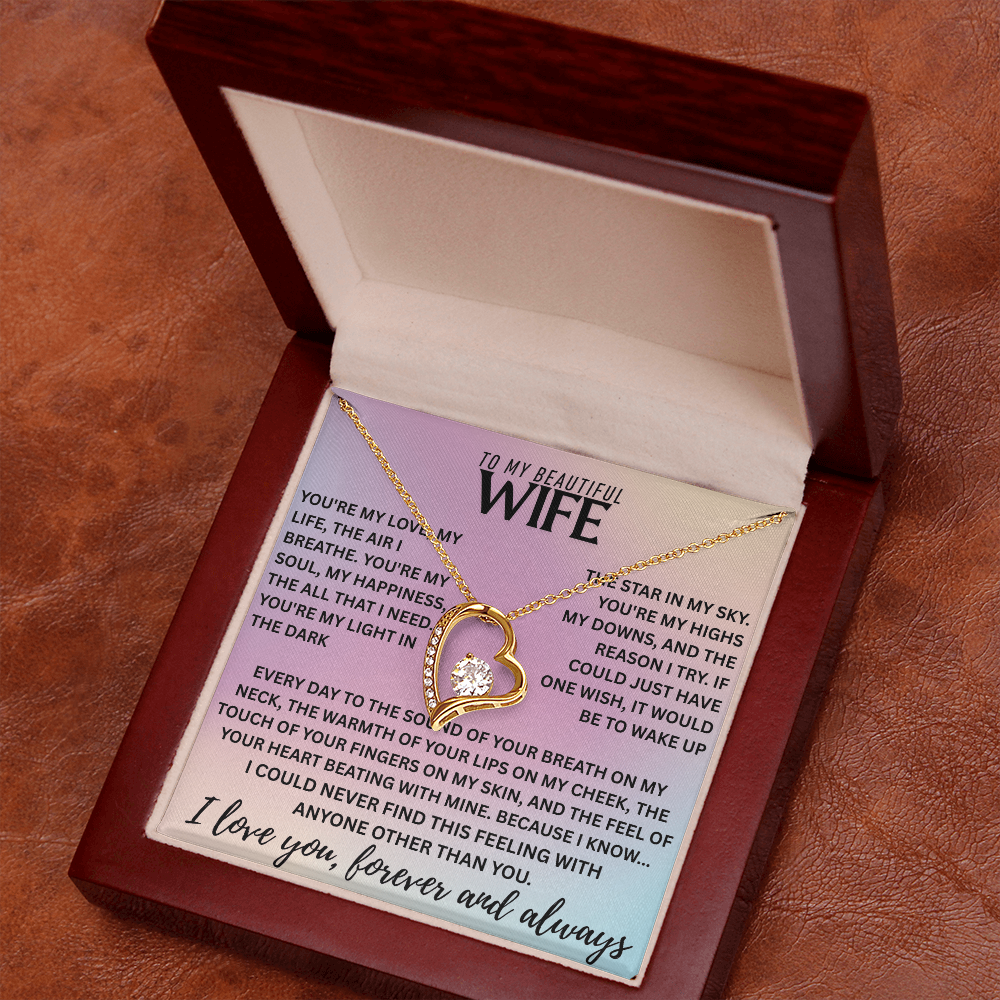 To My Wife - Forever Love Necklace