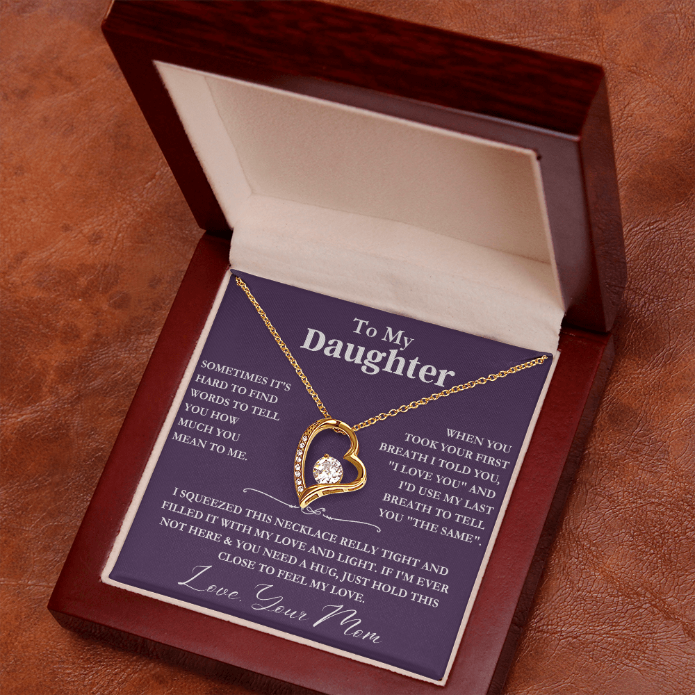 To My Daughter - Love, mom - Beautiful Gift Set