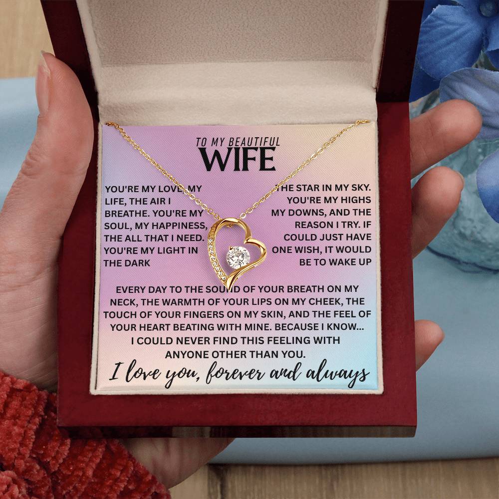 To My Wife - Forever Love Necklace