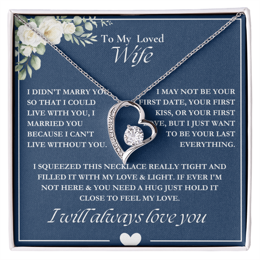 To My Wife - Forever Love Necklace