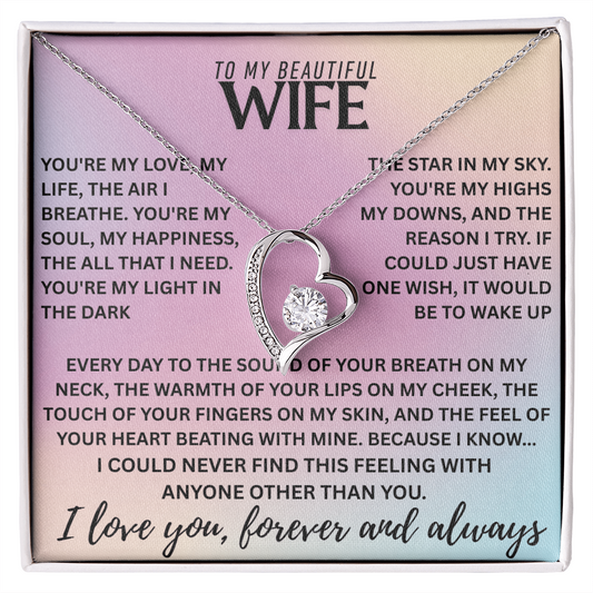 To My Wife - Forever Love Necklace