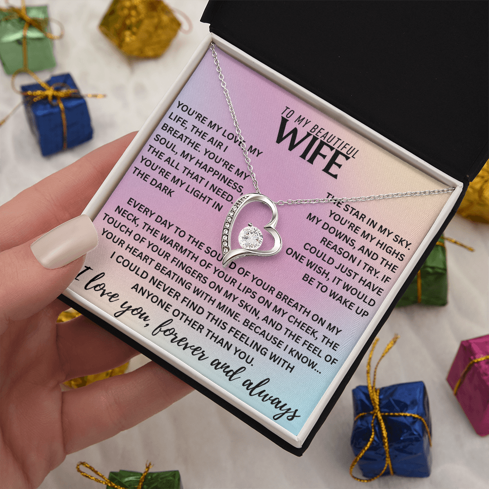To My Wife - Forever Love Necklace