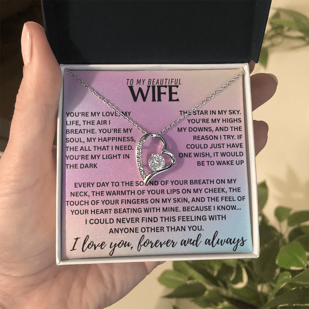 To My Wife - Forever Love Necklace