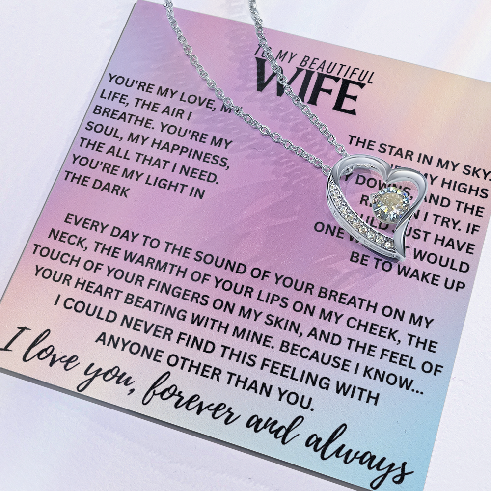 To My Wife - Forever Love Necklace