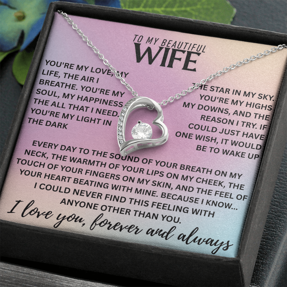 To My Wife - Forever Love Necklace