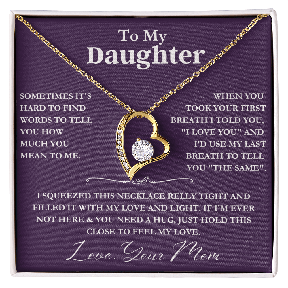 To My Daughter - Love, mom - Beautiful Gift Set