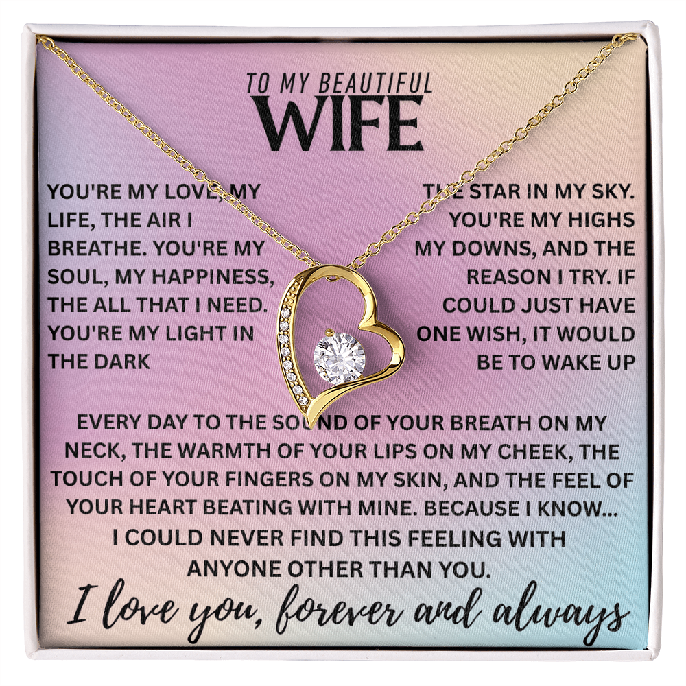 To My Wife - Forever Love Necklace