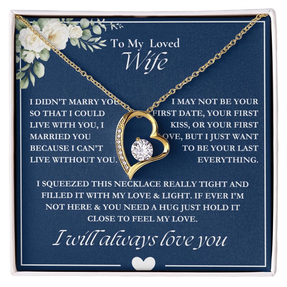 To My Wife - Forever Love Necklace