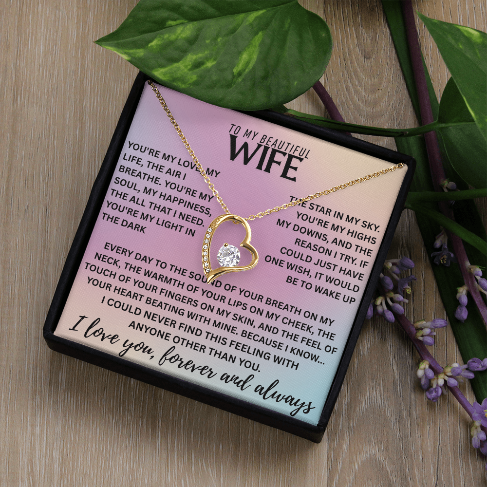 To My Wife - Forever Love Necklace