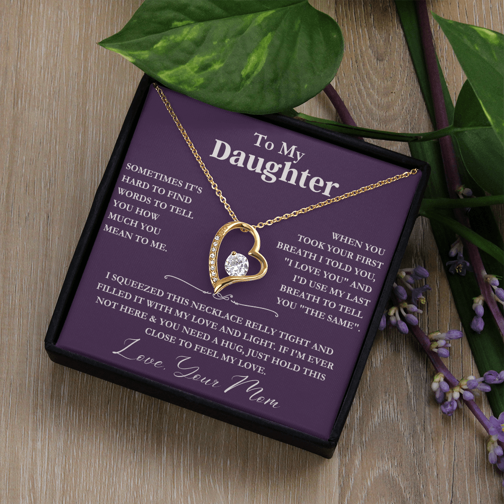 To My Daughter - Love, mom - Beautiful Gift Set