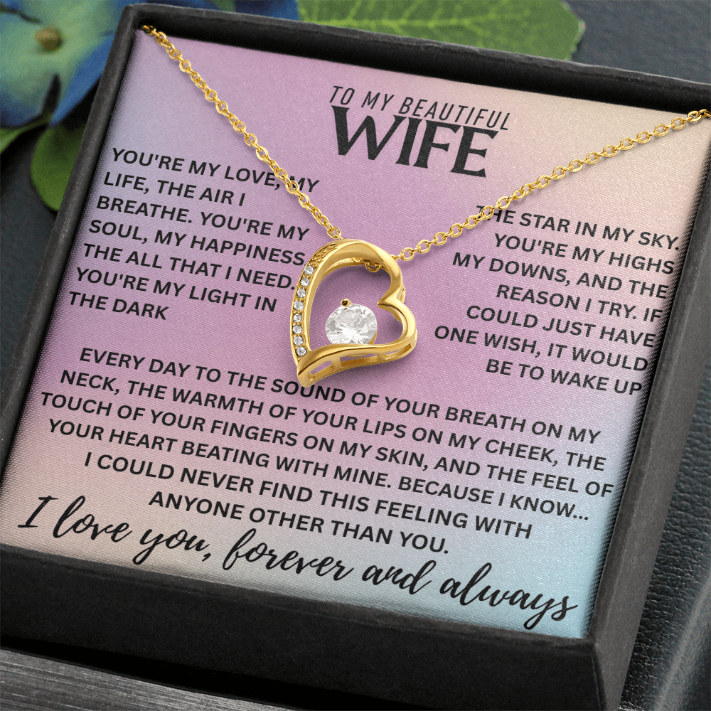 To My Wife - Forever Love Necklace